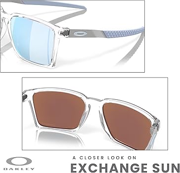 Amazon.com: OAKLEY Exchange Sun OO9483 948303 56MM Polished Clear